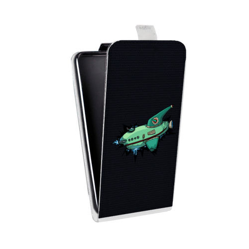 Дизайнерский вертикальный чехол-книжка для Lenovo Moto G5 Футурама