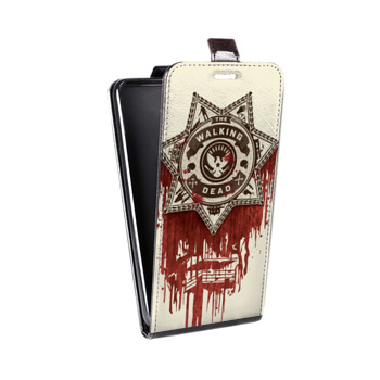 Дизайнерский вертикальный чехол-книжка для Xiaomi RedMi 4X Ходячие мертвецы (на заказ)