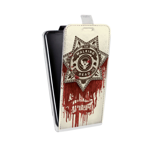 Дизайнерский вертикальный чехол-книжка для Sony Xperia go Ходячие мертвецы
