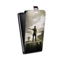 Дизайнерский вертикальный чехол-книжка для HTC One A9S Ходячие мертвецы