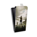 Дизайнерский вертикальный чехол-книжка для Samsung Galaxy Grand Ходячие мертвецы