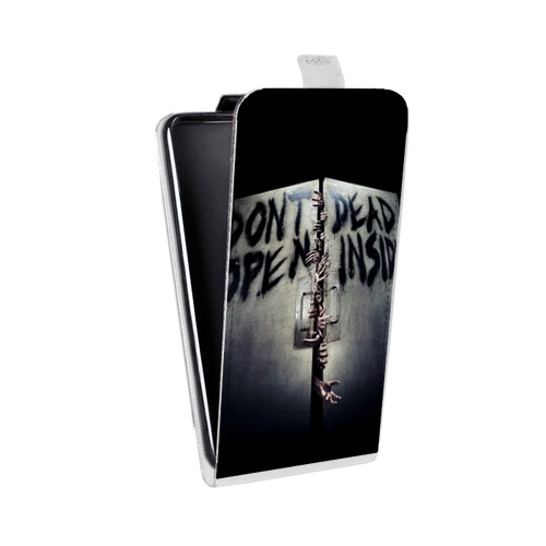 Дизайнерский вертикальный чехол-книжка для HTC U Ultra Ходячие мертвецы