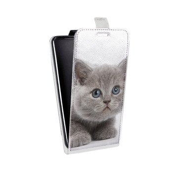Дизайнерский вертикальный чехол-книжка для BlackBerry KEY2 Котята (на заказ)