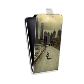 Дизайнерский вертикальный чехол-книжка для LG K7 Ходячие мертвецы (на заказ)