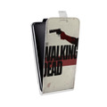 Дизайнерский вертикальный чехол-книжка для Iphone 11 Pro Ходячие мертвецы