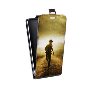 Дизайнерский вертикальный чехол-книжка для Samsung Galaxy S8 Plus Ходячие мертвецы (на заказ)