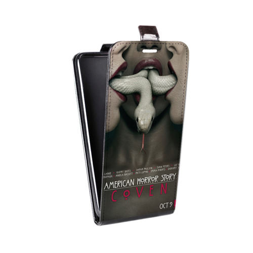 Дизайнерский вертикальный чехол-книжка для HTC Desire 601 Американская история ужасов