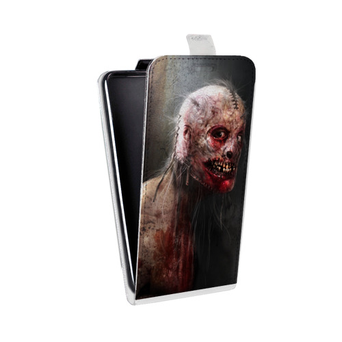 Дизайнерский вертикальный чехол-книжка для HTC Desire 516 Американская история ужасов
