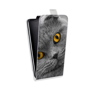Дизайнерский вертикальный чехол-книжка для Alcatel One Touch Pop D5 Кошки (на заказ)