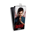 Дизайнерский вертикальный чехол-книжка для Iphone 12 Mini Декстер