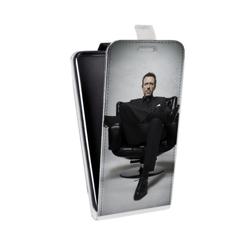Дизайнерский вертикальный чехол-книжка для LG G4 S Доктор Хаус