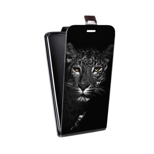 Дизайнерский вертикальный чехол-книжка для Iphone 11 Pro Max Леопард