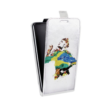 Дизайнерский вертикальный чехол-книжка для Meizu Pro 7 Plus (на заказ)