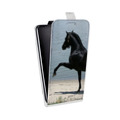 Дизайнерский вертикальный чехол-книжка для LG G3 (Dual-LTE) Лошади