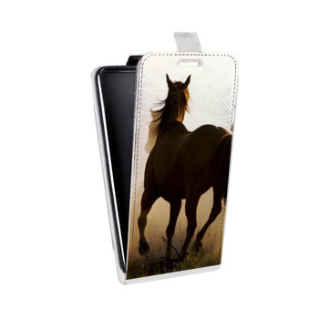 Дизайнерский вертикальный чехол-книжка для Sony Xperia E4g Лошади (на заказ)