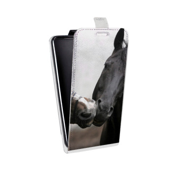 Дизайнерский вертикальный чехол-книжка для Huawei Honor 10X Lite Лошади (на заказ)
