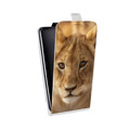 Дизайнерский вертикальный чехол-книжка для Realme 5 Львы