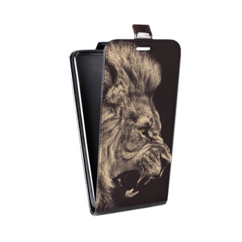 Дизайнерский вертикальный чехол-книжка для Samsung Galaxy A5 Львы (на заказ)