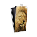 Дизайнерский вертикальный чехол-книжка для Huawei Honor 3x Львы