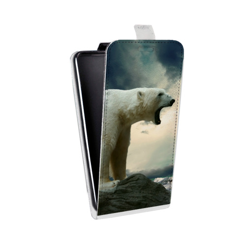 Дизайнерский вертикальный чехол-книжка для Samsung Galaxy A12 Медведи