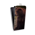 Дизайнерский вертикальный чехол-книжка для Nokia 3.4 Медведи