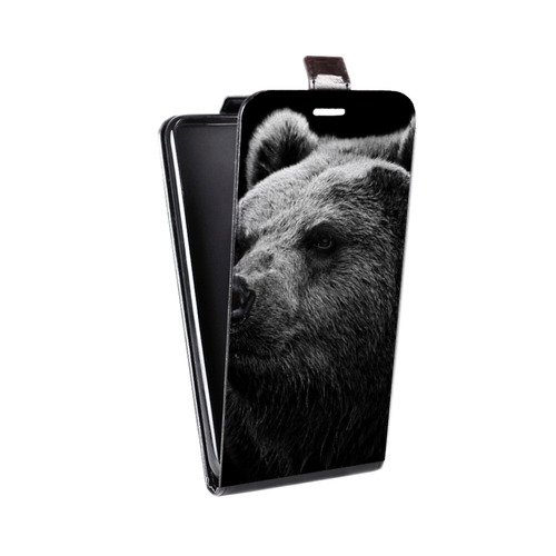 Дизайнерский вертикальный чехол-книжка для Huawei Honor 7C Pro Медведи