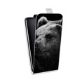 Дизайнерский вертикальный чехол-книжка для Alcatel 1C Медведи