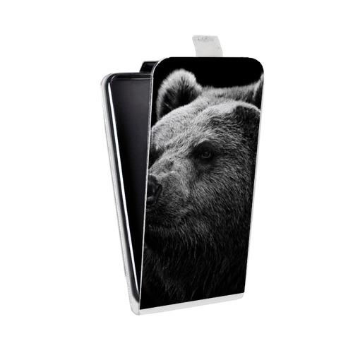 Дизайнерский вертикальный чехол-книжка для ZTE Blade V8 Медведи
