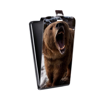 Дизайнерский вертикальный чехол-книжка для Xiaomi RedMi Note 4 Медведи (на заказ)