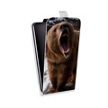 Дизайнерский вертикальный чехол-книжка для Samsung Galaxy Grand Prime Медведи