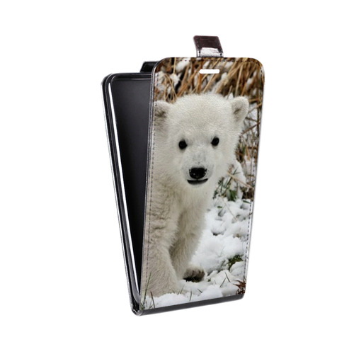Дизайнерский вертикальный чехол-книжка для HTC Desire 12 Plus Медведи