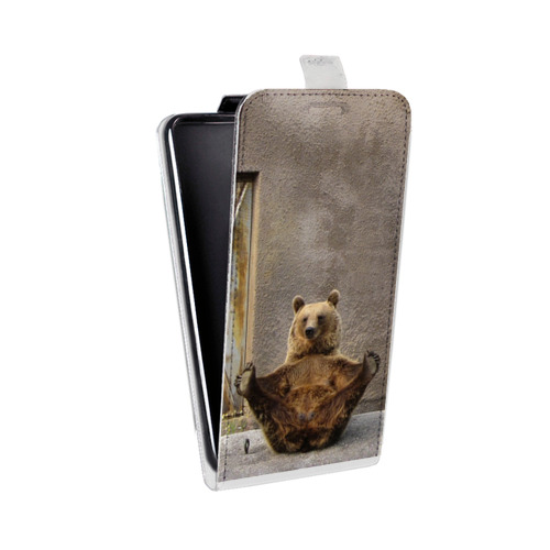 Дизайнерский вертикальный чехол-книжка для OnePlus 7 Медведи