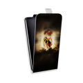 Дизайнерский вертикальный чехол-книжка для Samsung Galaxy J7