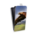 Дизайнерский вертикальный чехол-книжка для Samsung Galaxy Grand Орлы