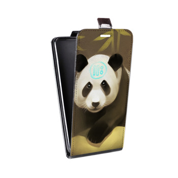 Дизайнерский вертикальный чехол-книжка для Huawei P9 Lite Панды (на заказ)