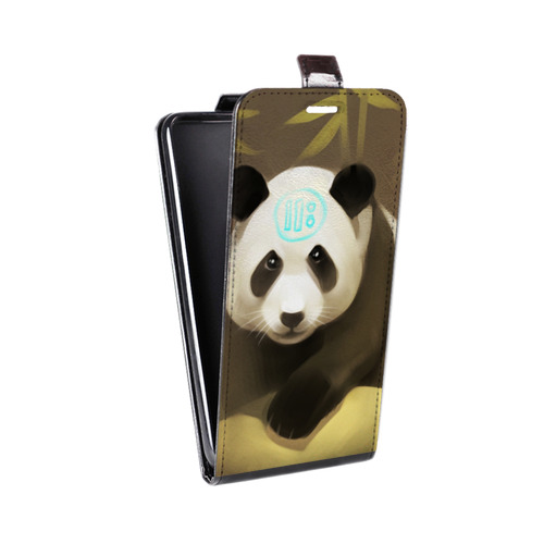 Дизайнерский вертикальный чехол-книжка для HTC 10 Панды