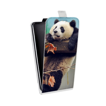 Дизайнерский вертикальный чехол-книжка для Huawei Honor 6C Pro Панды (на заказ)