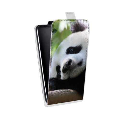 Дизайнерский вертикальный чехол-книжка для HTC Desire 400 Панды