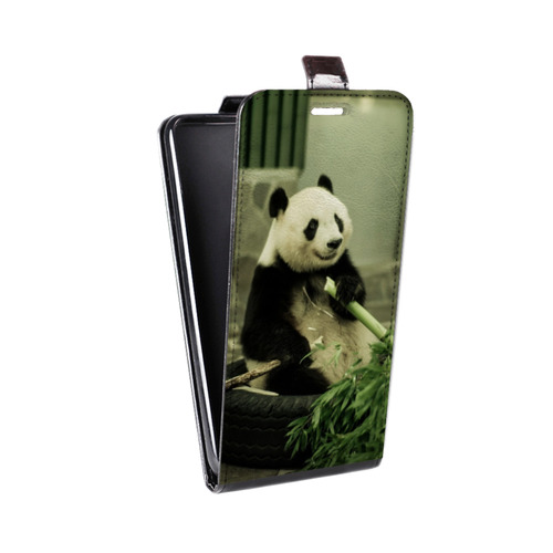 Дизайнерский вертикальный чехол-книжка для Huawei Honor 3x Панды