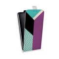 Дизайнерский вертикальный чехол-книжка для Iphone 12 Pro Блоки шевроны