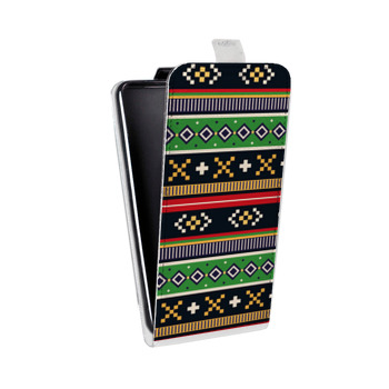 Дизайнерский вертикальный чехол-книжка для Sony Xperia E5 Этнические мотивы (на заказ)