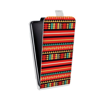 Дизайнерский вертикальный чехол-книжка для Sony Xperia E5 Этнические мотивы (на заказ)