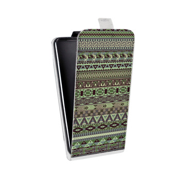 Дизайнерский вертикальный чехол-книжка для Sony Xperia E4g Плетение индейцев (на заказ)