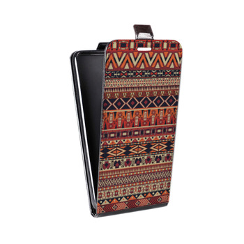 Дизайнерский вертикальный чехол-книжка для Sony Xperia E4g Плетение индейцев (на заказ)