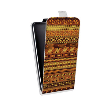 Дизайнерский вертикальный чехол-книжка для Samsung Galaxy S6 Edge Плетение индейцев (на заказ)