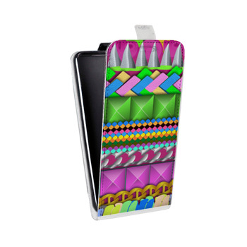 Дизайнерский вертикальный чехол-книжка для Sony Xperia Z3 Блестящее разноцветие (на заказ)