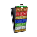 Дизайнерский вертикальный чехол-книжка для Google Pixel 5 Блестящее разноцветие