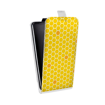 Дизайнерский вертикальный чехол-книжка для Lenovo A706 Пчелиные узоры (на заказ)