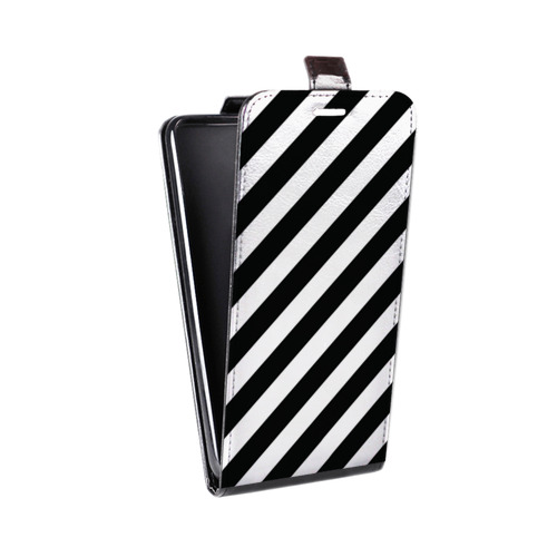 Дизайнерский вертикальный чехол-книжка для Huawei Honor 6 Plus Черно-белые фантазии