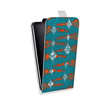 Дизайнерский вертикальный чехол-книжка для Huawei P20 Lite Кожа хамелеона (на заказ)